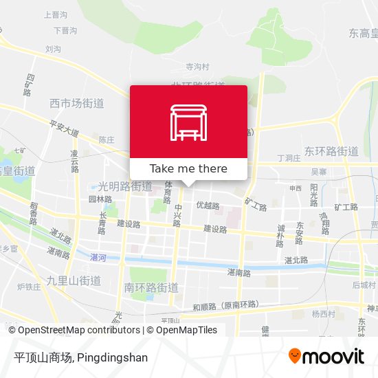 平顶山商场 map