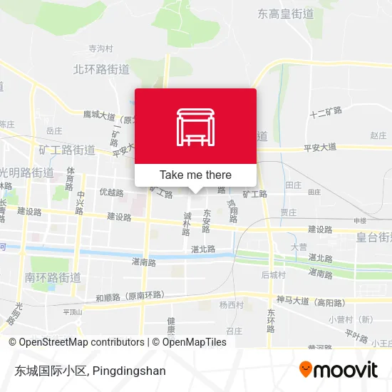 东城国际小区 map
