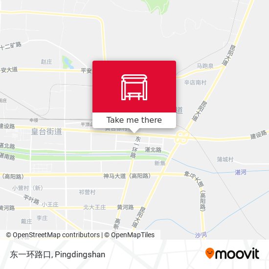 东一环路口 map