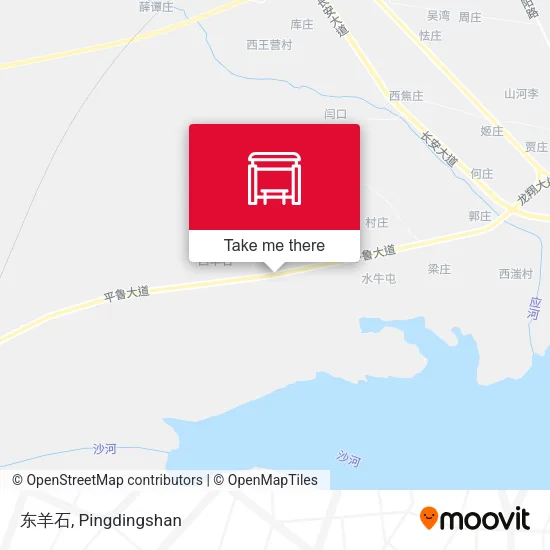 东羊石 map