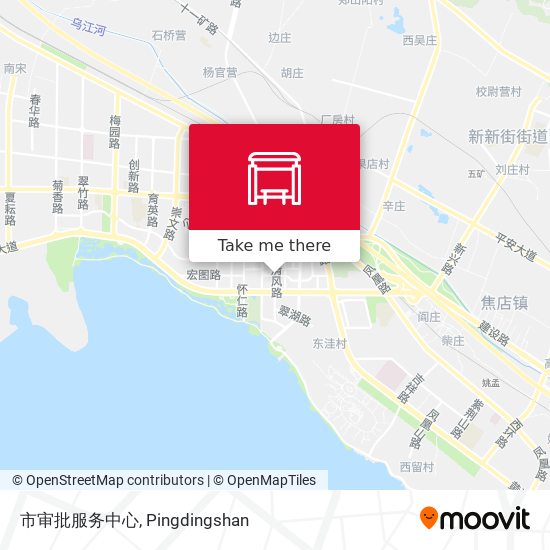 市审批服务中心 map