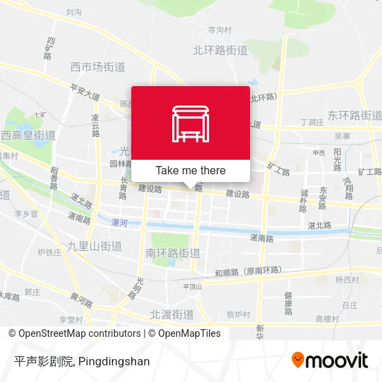 平声影剧院 map