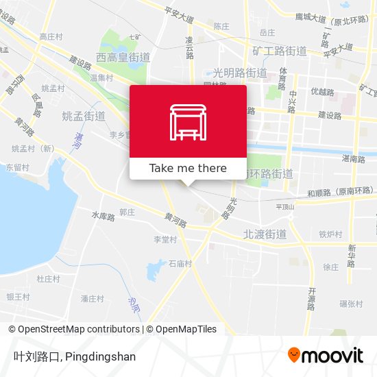 叶刘路口 map