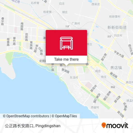 公正路长安路口 map