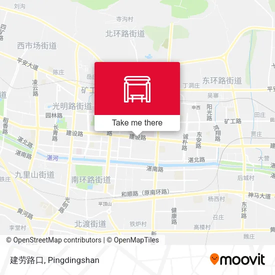 建劳路口 map