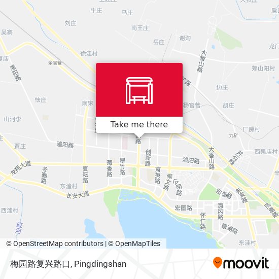 梅园路复兴路口 map