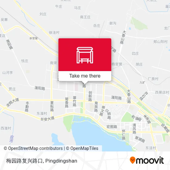 梅园路复兴路口 map
