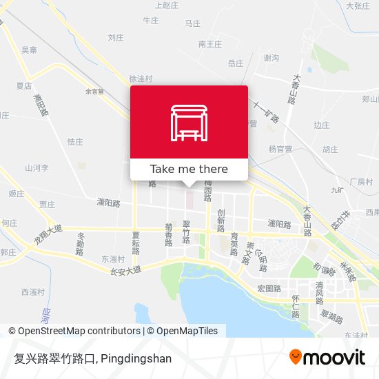 复兴路翠竹路口 map