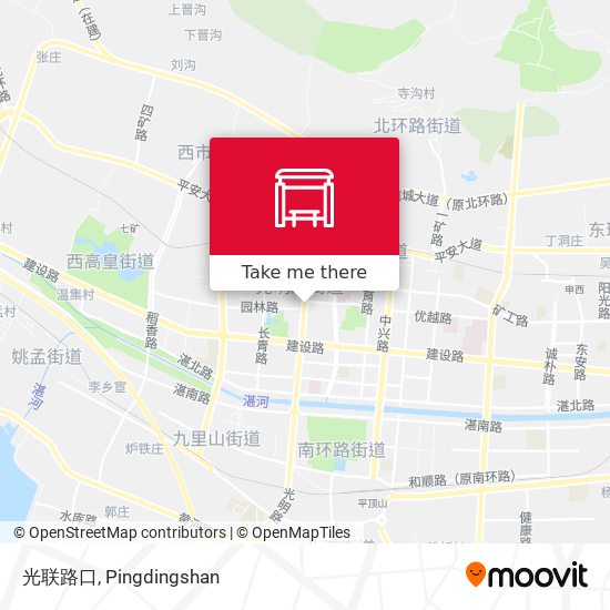 光联路口 map