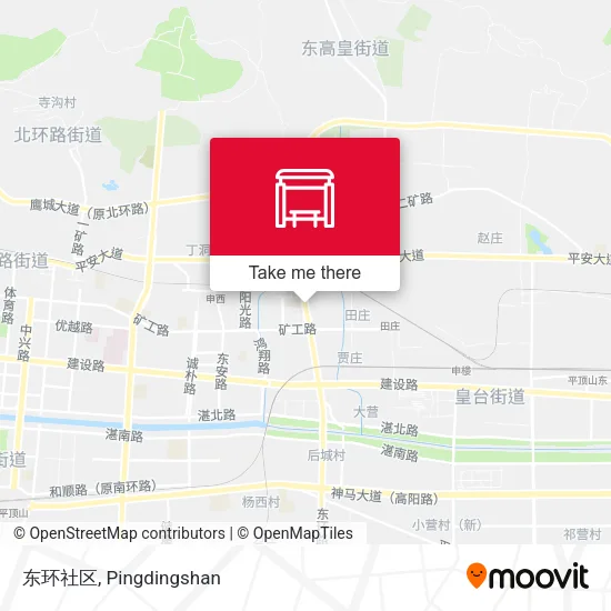 东环社区 map