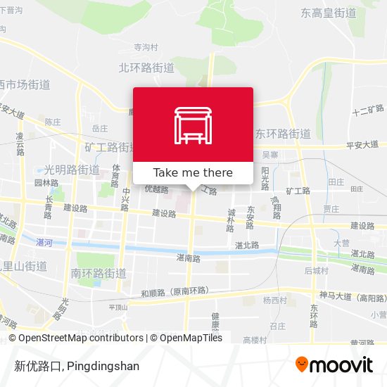 新优路口 map