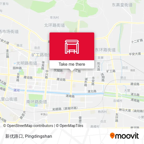 新优路口 map