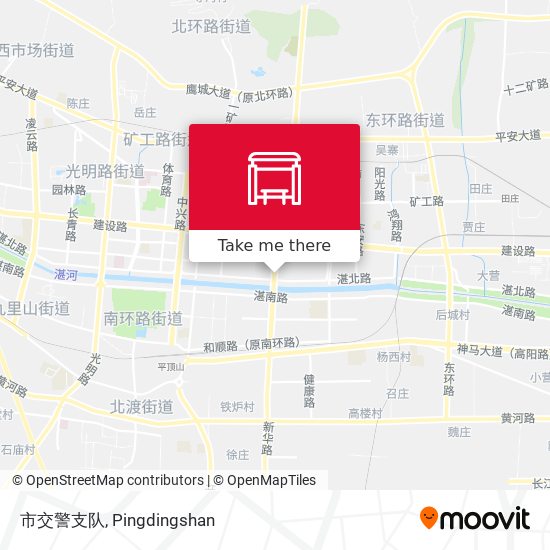 市交警支队 map