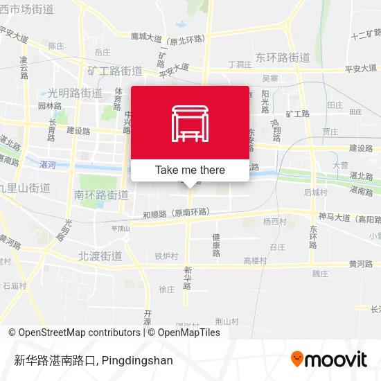新华路湛南路口 map