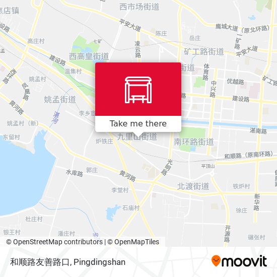 和顺路友善路口 map