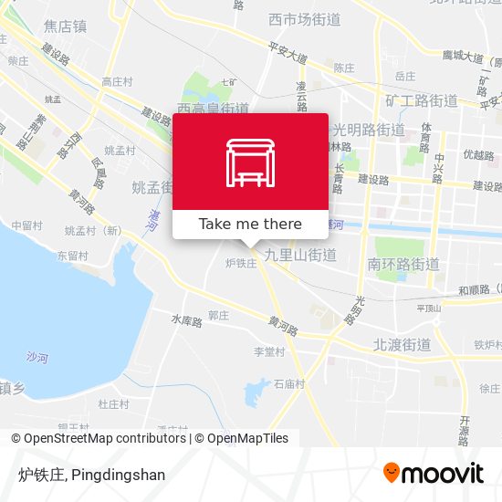 炉铁庄 map