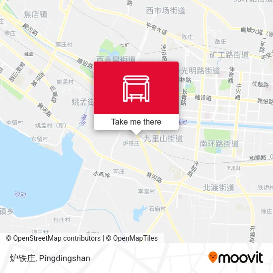 炉铁庄 map