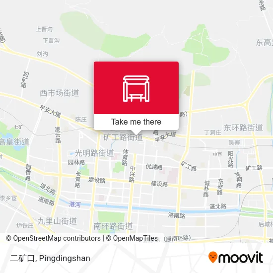 二矿口 map