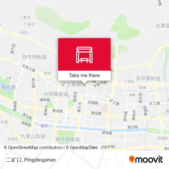 二矿口 map