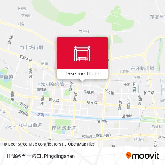 开源路五一路口 map