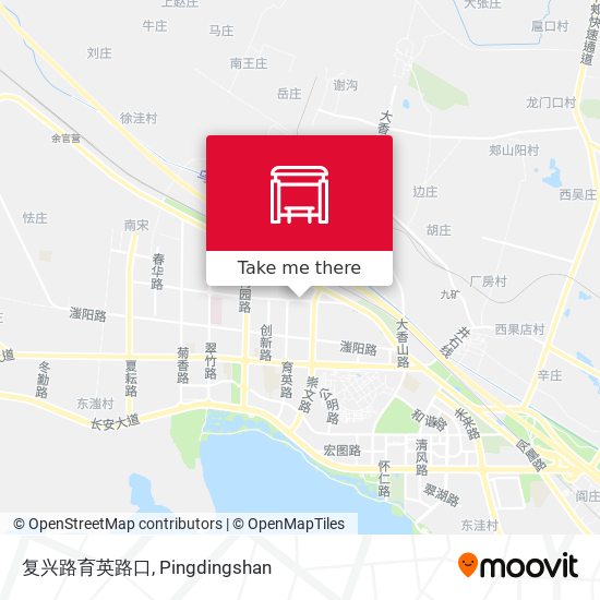 复兴路育英路口 map