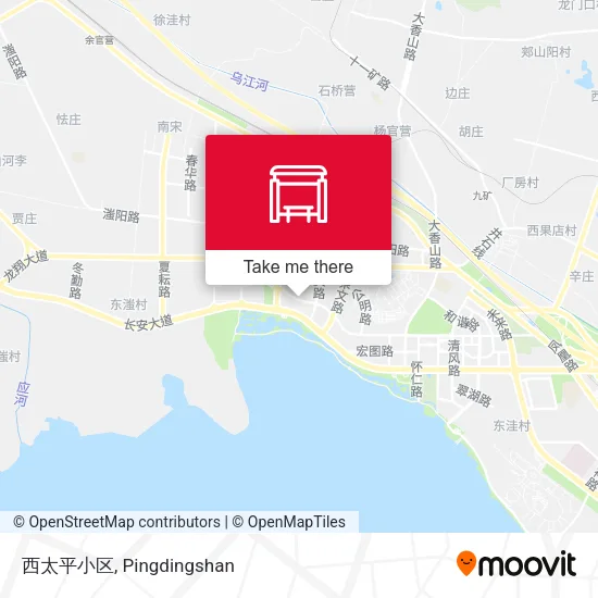 西太平小区 map