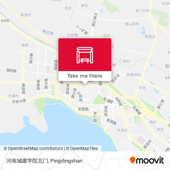 河南城建学院北门 map