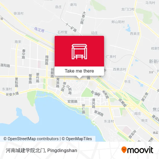 河南城建学院北门 map