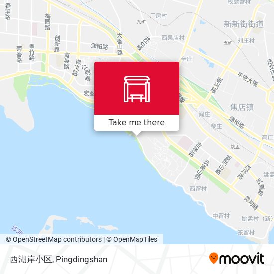 西湖岸小区 map