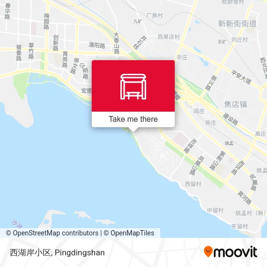 西湖岸小区 map