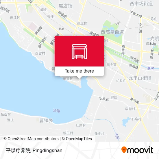 平煤疗养院 map