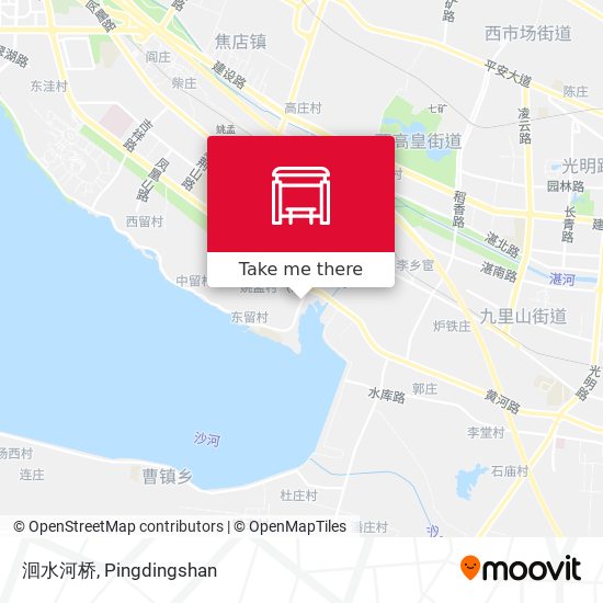 洄水河桥 map