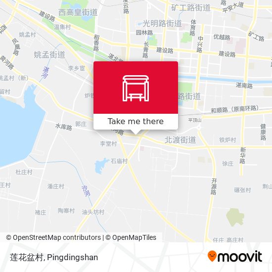 莲花盆村 map