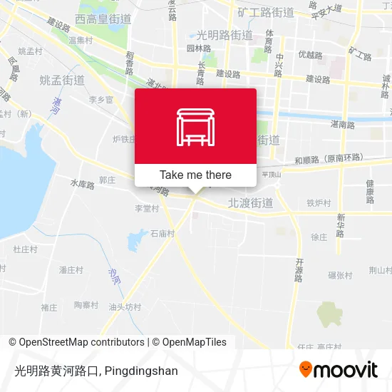 光明路黄河路口 map