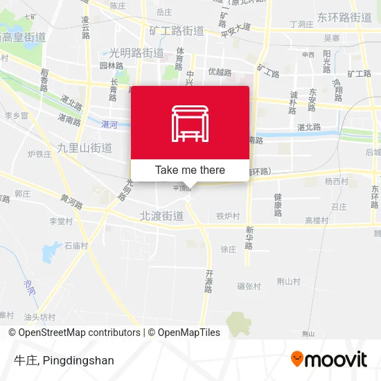 牛庄 map