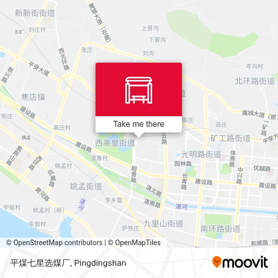 平煤七星选煤厂 map