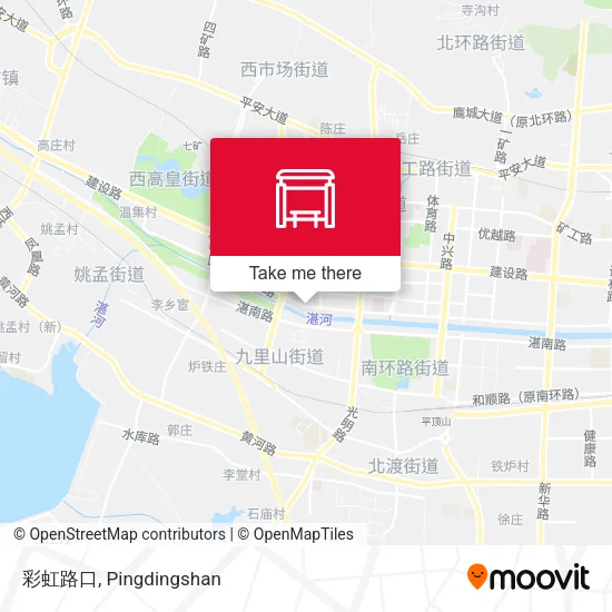 彩虹路口 map