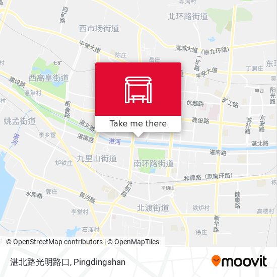 湛北路光明路口 map