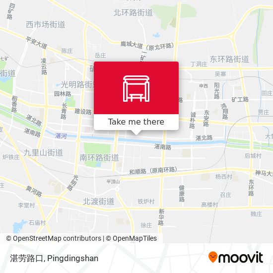 湛劳路口 map