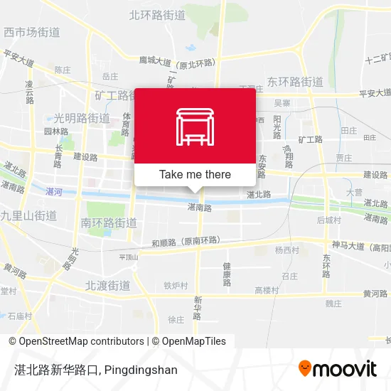 湛北路新华路口 map