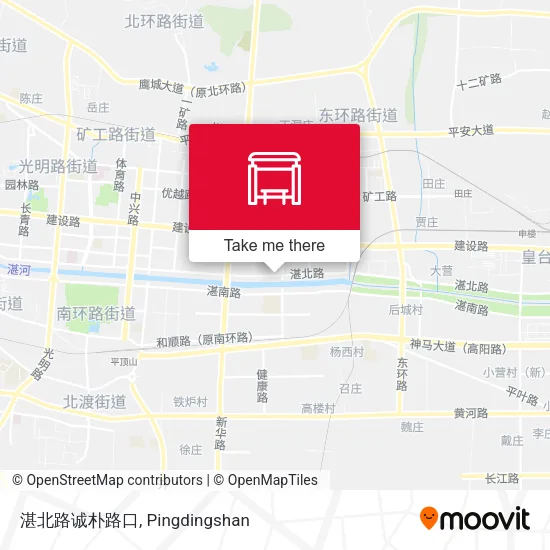 湛北路诚朴路口 map