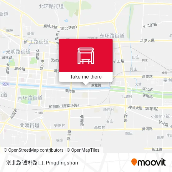 湛北路诚朴路口 map