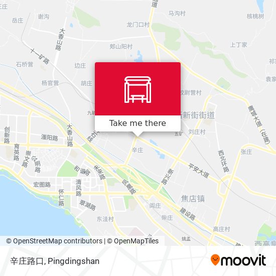 辛庄路口 map