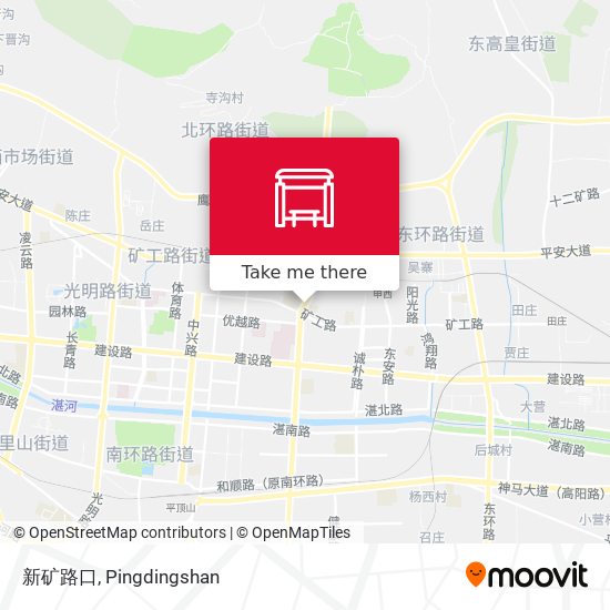 新矿路口 map