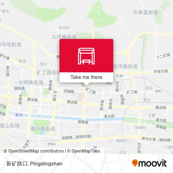 新矿路口 map