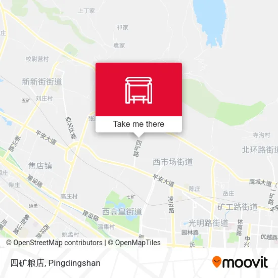 四矿粮店 map
