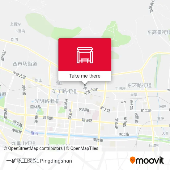 一矿职工医院 map