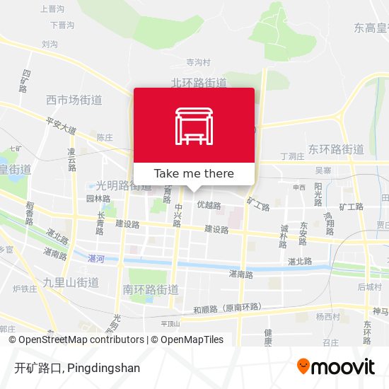 开矿路口 map
