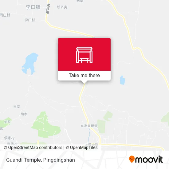 Guandi Temple map