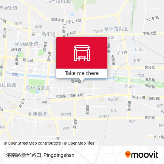 湛南路新华路口 map